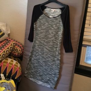 Black and white dress